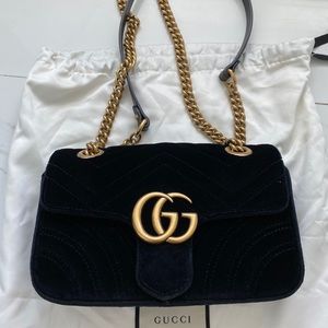 Gucci Velvet Marmont Bag